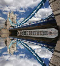 Naklejki Famous Tower Bridge, London, UK