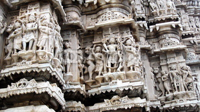 Jagdish Mandir Hindu Temple Facade Details