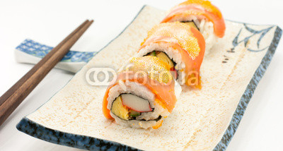 Maki Sushi - Roll made of Smoked Eel