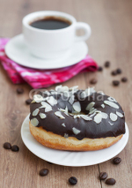 Naklejki Coffee and Donut