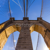 Naklejki Brooklyn Bridge in New York