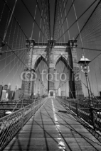 Fototapety Brooklyn Bridge and Manhattan New York City US
