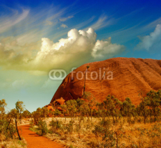 Fototapety Wonderful Outback colors in Australian Desert