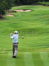Fototapety Golfer putting