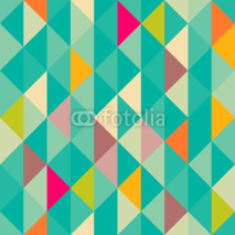 Obrazy i plakaty Abstract geometric seamless pattern