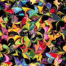 Naklejki Grunge stained colorful seamless pattern