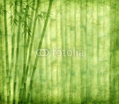 Fototapety Old paper texture with bamboo.