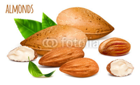 Almonds whole and almond kernels