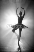 silhouette of a dancer