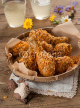 Fototapety Fried chicken leg