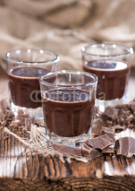 Fototapety Chocolate Liqueur Shots