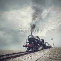 Naklejki black train