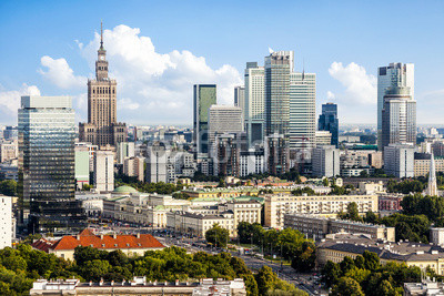 Warsaw downtown