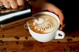 Fototapety Latte Art Motiv