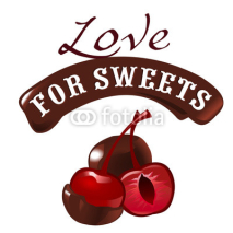 Sweet dessert vector illustration of chocolate candies
