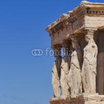 Fototapety Caryatids, erechtheion temple Acropolis, Athens Greece