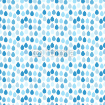 Naklejki Cute drop vector seamless pattern.