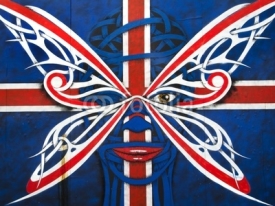 Naklejki British Grafitti Street Art
