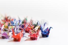 Naklejki origami birds