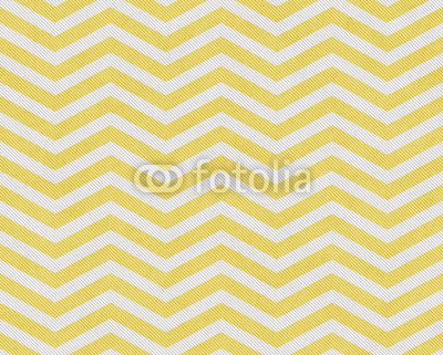 Pale Yellow and White Zigzag Textured Fabric Background
