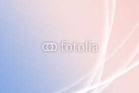 Obrazy i plakaty Simple abstract blurry Rose Quartz and Serenity colored background with white lines; desktop style. Soft pink and blue spring background, concept of colors.