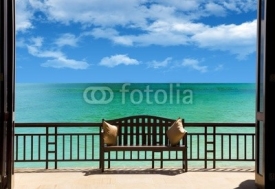Fototapety Luxury villa on the beach