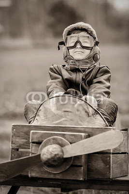Young pilot