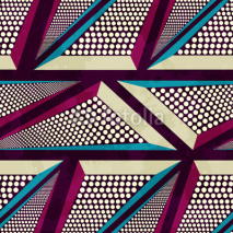 Fototapety grunge colored graffiti seamless pattern
