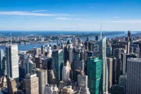 Fototapety aereal view of new york city