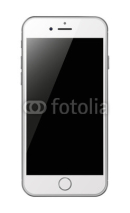 Smart phone isolated on white background.