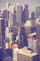 Fototapety Chicago Illinois Aerial