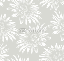 Fototapety Seamless sunflower wallpaper