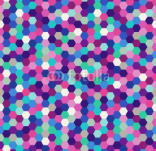 Naklejki seamless hexagonal pattern