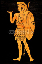 Naklejki ancient greece Warrior