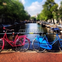 Fototapety vélos sur le canal