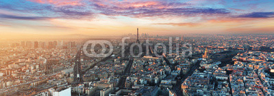Paris skyline - panorama