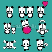 Obrazy i plakaty Lezzi - The Cute Panda