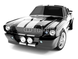 Fototapety Black Classical Sports Car