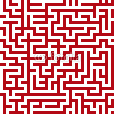 Seamless maze pattern