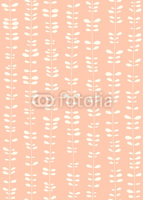 Simple Floral Seamless Pattern Pink