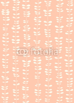 Naklejki Simple Floral Seamless Pattern Pink