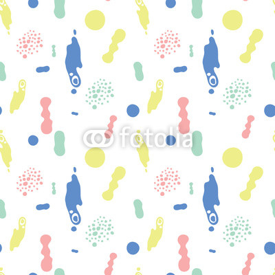 Colorful spot seamless pattern