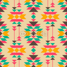Fototapety Native american style seamless pattern