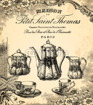Obrazy i plakaty Le salon de thé