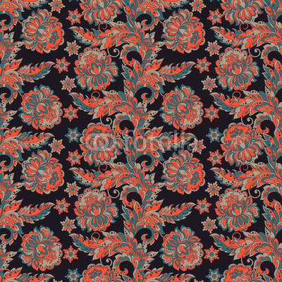 cute little flowers fabric pattern. floral seamless vector illustration