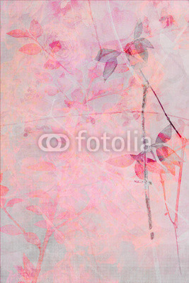 Beautiful, delicate, artistic background with leaves