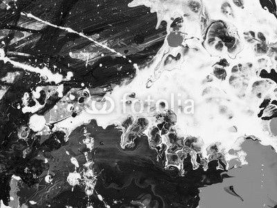 Abstract hand painted monochrome background