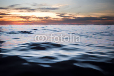 dark ocean sunset