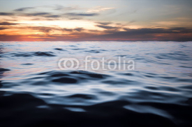 Naklejki dark ocean sunset