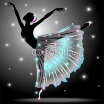 Obrazy i plakaty Ballerina Danza Classica-Classic Dance Star Dancer-Vector